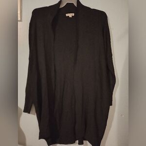 Zenana outfitters ribbed open duster